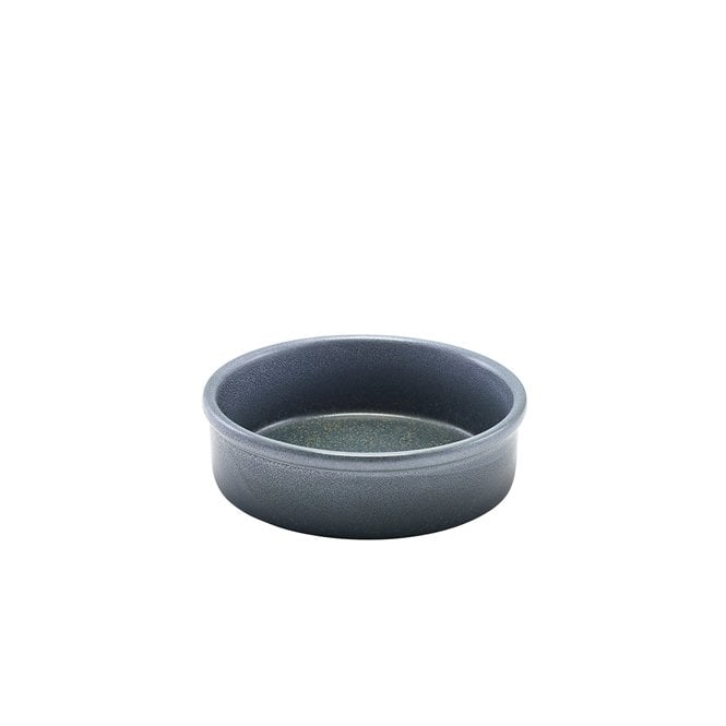 Genware Forge Graphite Stoneware Tapas Dish 13cm | Box of 6