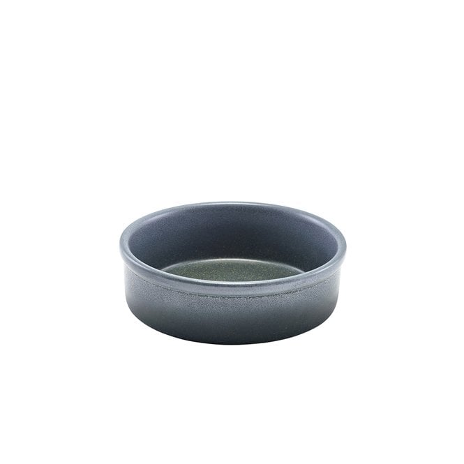 Genware Forge Graphite Stoneware Tapas Dish 14.5cm | Box of 6