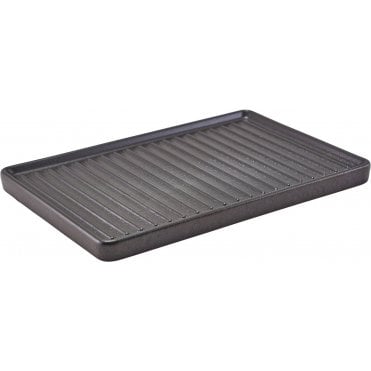 Forge Stoneware Griddle Plate 21.5 x 15cm | Box of 6