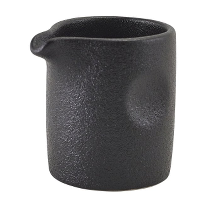 Genware Forge Stoneware Pinched Jug 9cl/ 3.2oz | Box of 12