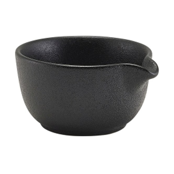 Genware Forge Stoneware Sauce Dish 12cl/ 4.2oz | Box of 6