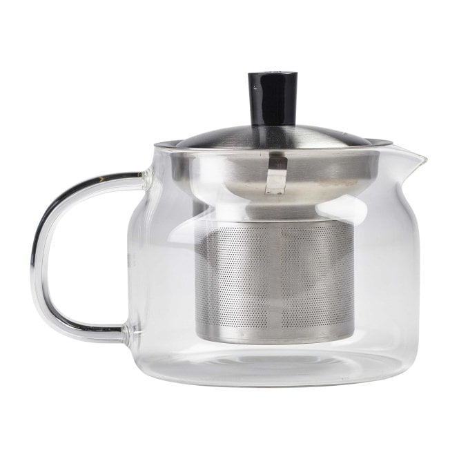 Genware Glass Teapot with Infuser 47cl/ 16.5oz