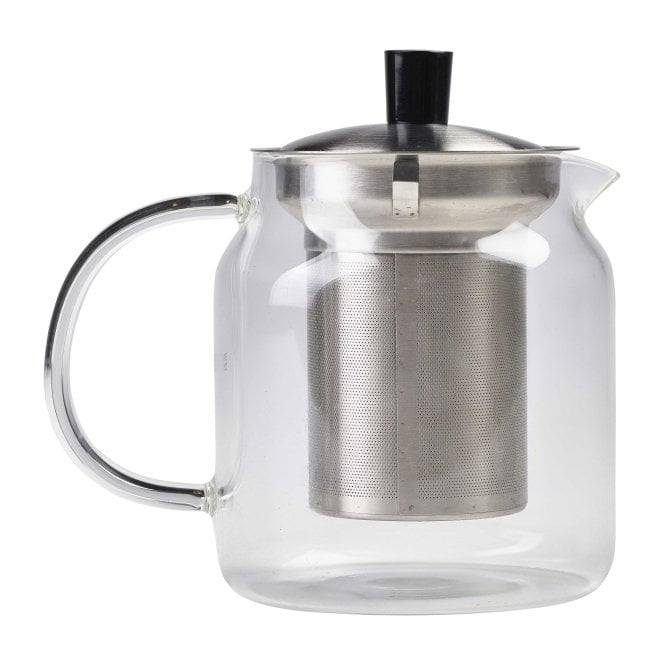 Genware Glass Teapot with Infuser 70cl/ 24.75oz