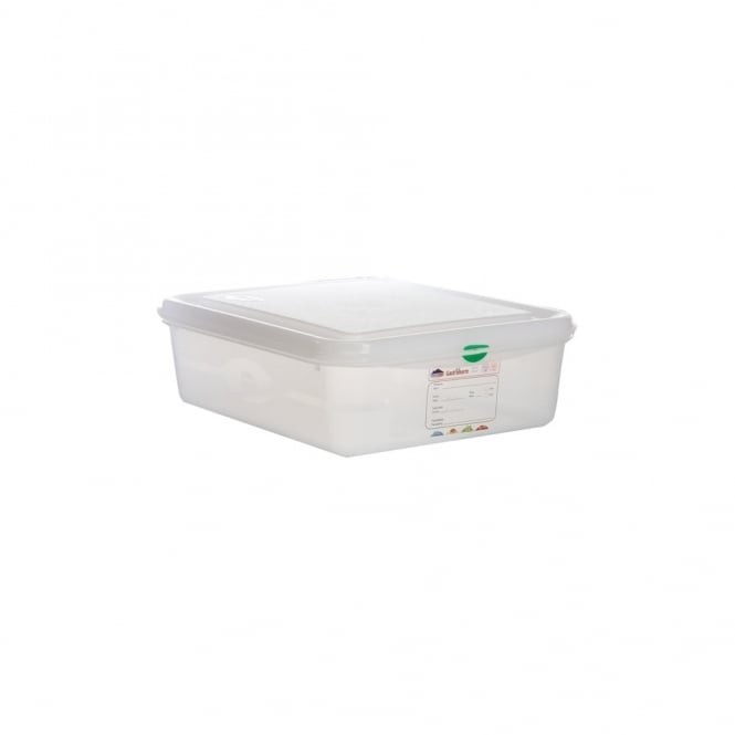 Genware GN Storage Container 1/2 100mm Deep 6.5L | Box of 6