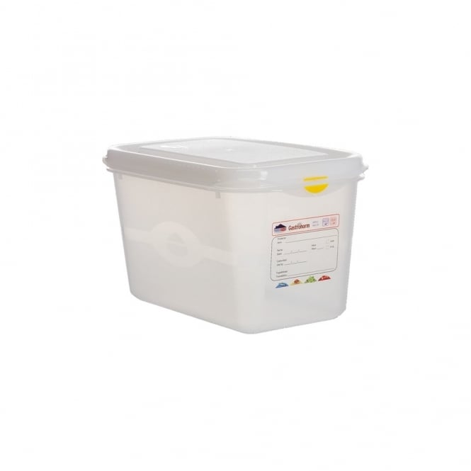 Genware GN Storage Container 1/4 150mm Deep 4.3L | Box of 6