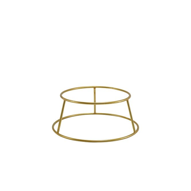 Genware  Gold Anti-Slip Round Buffet Riser 10cm