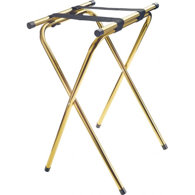 Genware  Gold Metal Tray Stand