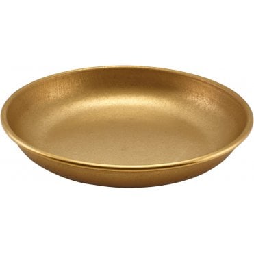 GenWare Gold Vintage Steel Coupe Plate 20cm | Box of 12