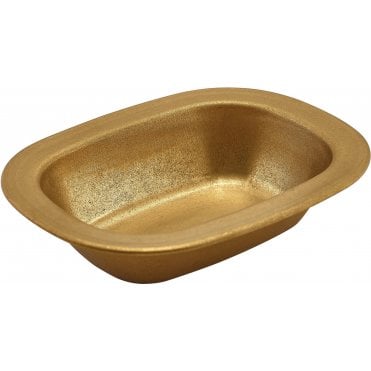 GenWare Gold Vintage Steel Pie Dish 16cm | Box of 12