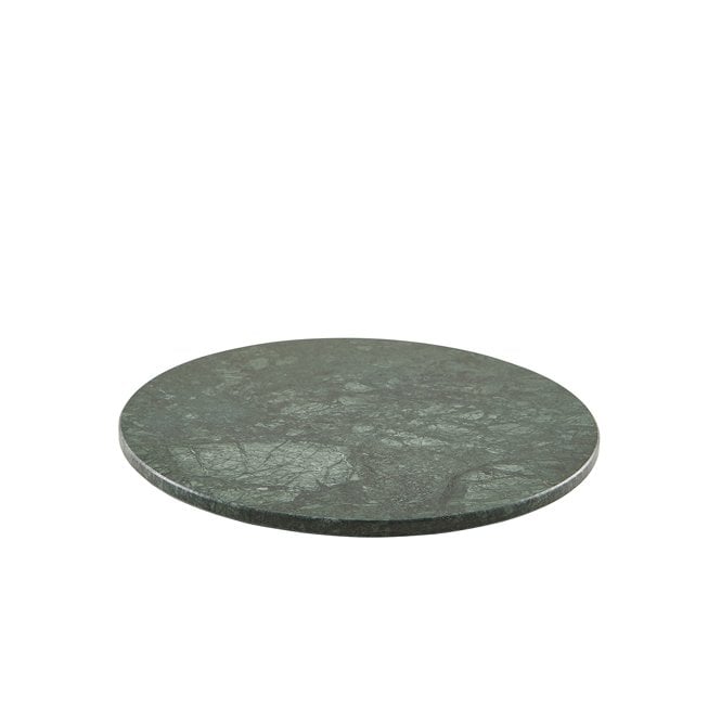 Genware  Green Marble Platter 33cm Dia