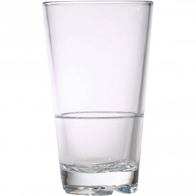 Genware Harmony Polycarbonate Stackable Tumbler 27cl/ 9.5oz | Box of 12
