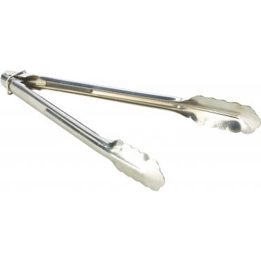 Heavy Duty S/St All Purpose Tongs 12''