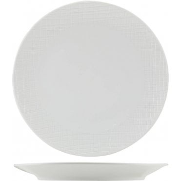 Incise Porcelain Lavara Coupe Plate 28cm | Box of 4
