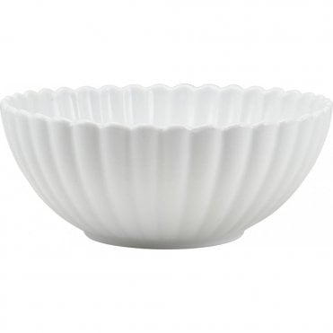 Incise Porcelain Scalloped Side Bowl 16cm | Box of 6