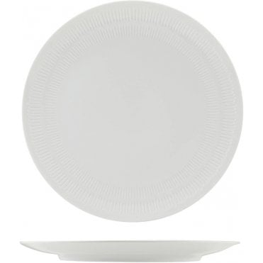 Incise Porcelain Solara Coupe Plate 25.5cm | Box of 4
