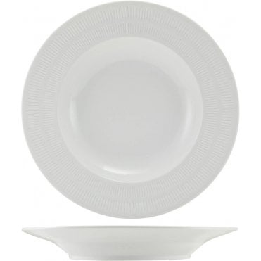 Incise Porcelain Solara Winged Pasta Bowl 28.5cm | Box of 6