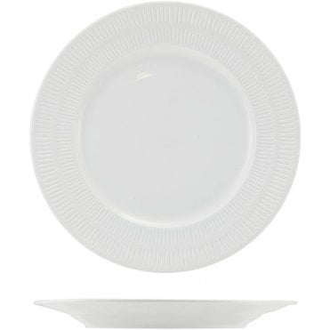 Incise Porcelain Solara Winged Plate 20cm | Box of 6