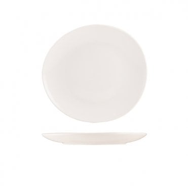 Incise Porcelain Soma Coupe Plate 24.5cm/ 9" | Box of 6