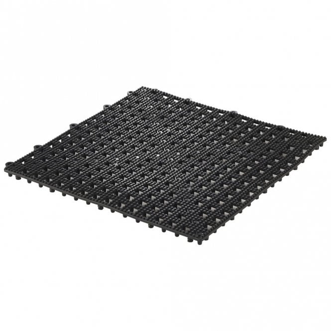 Genware Interlocking Bar Drip Mat 30x30cm