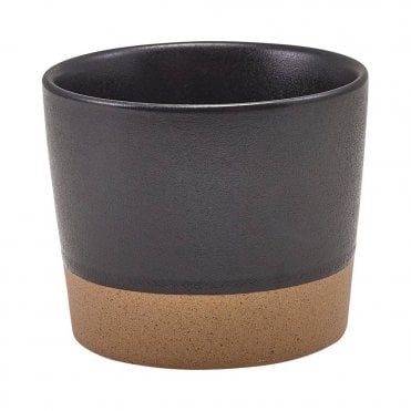 GenWare Kava Black Stoneware Chip Cup 9 x 7.4cm | Box of 6