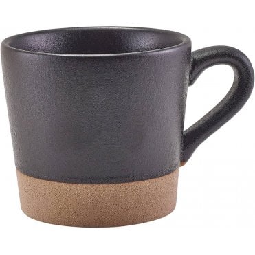 GenWare Kava Black Stoneware Coffee Cup 34cl/ 12oz | Box of 6