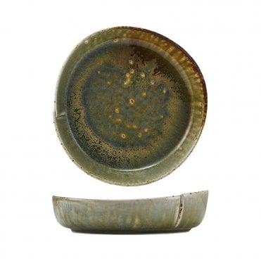 Kozo Porcelain Midori Deep Plate 20cm | Box of 4