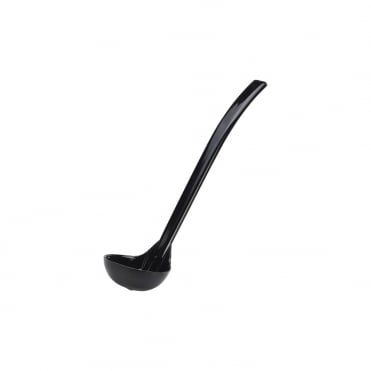 Ladle 9 1/2" 1oz Plain Black