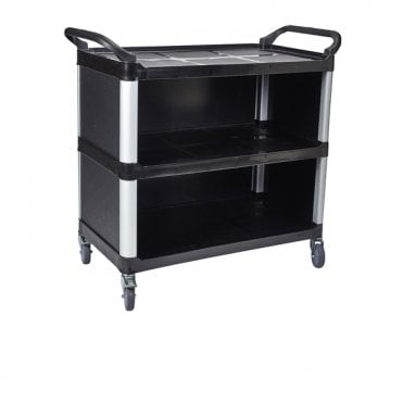 GenWare Large 3 Tier PP Panelled Trolley