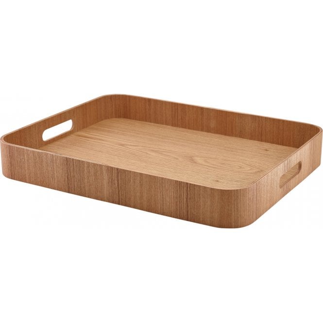 Genware  Light Wood Veneer Butlers Tray 45.5 x 36cm