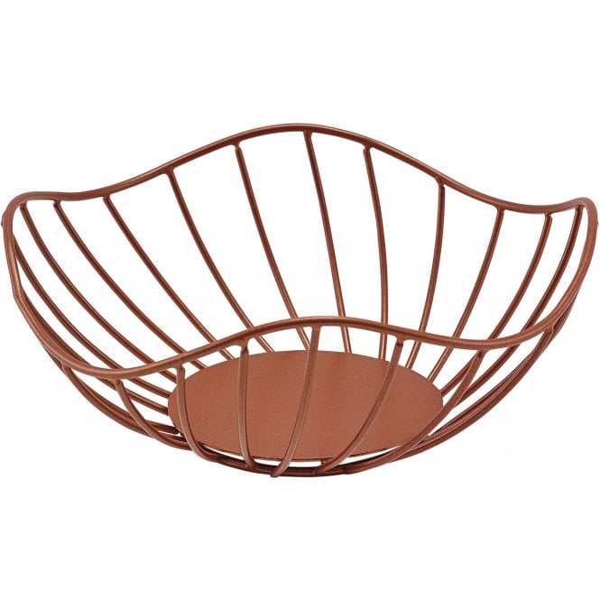Genware  Lotus Leaf Copper Wire Basket 20 x 8cm