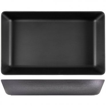 GenWare Melamine Black Jute Deep Dish GN 1/1