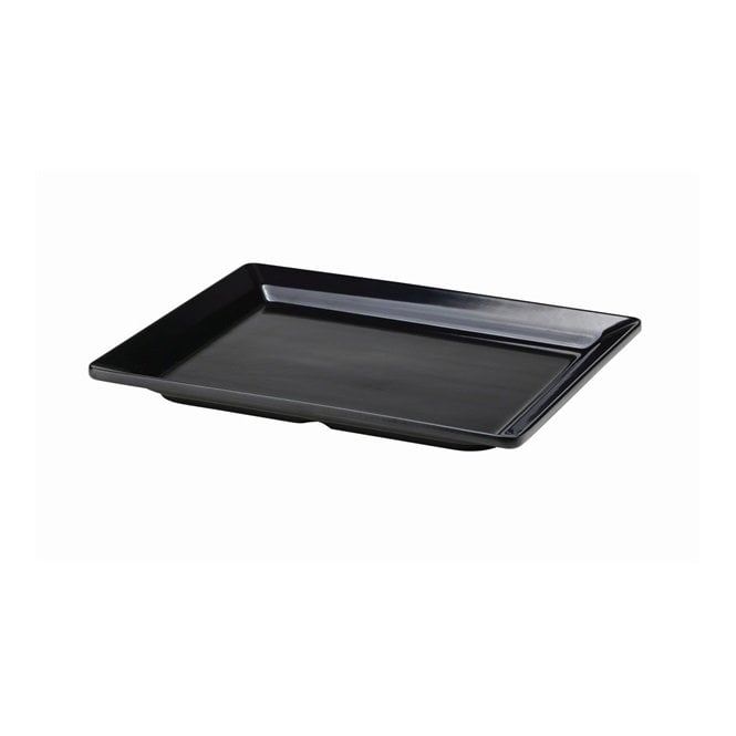 Genware  Melamine Black Platter GN 1/2