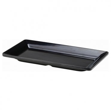 GenWare Melamine Black Platter GN 1/3