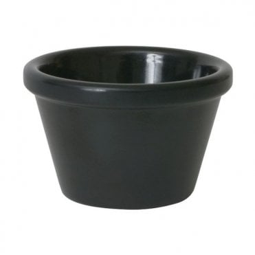 GenWare Melamine Black Smooth Ramekin 59ml/ 2oz | Box of 24