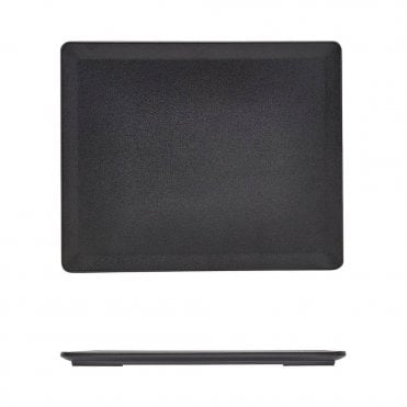 GenWare Melamine Black Tableau Platter GN 1/2