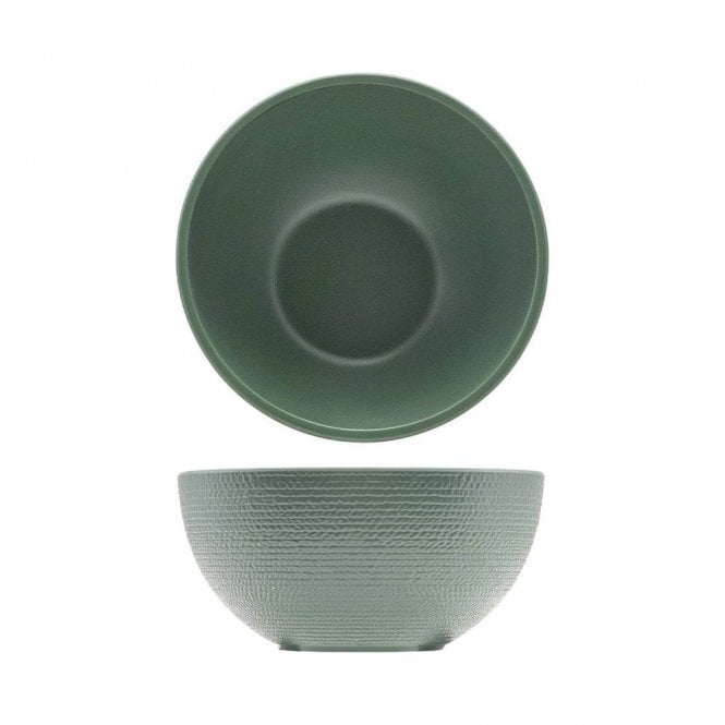 Genware  Melamine Green Jute Buffet Bowl 15.5 x 7.5cm