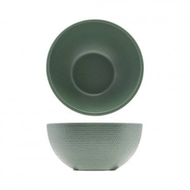 GenWare Melamine Green Jute Buffet Bowl 15.5 x 7.5cm