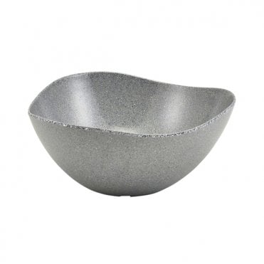 GenWare Melamine Grey Granite Triangular Buffet Bowl 28cm