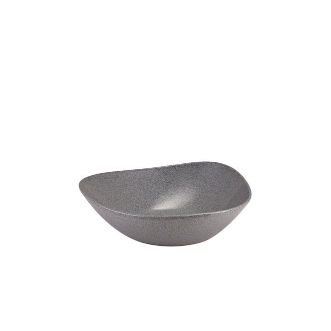 Genware Melamine Grey Granite Triangular Buffet Bowl 28cm