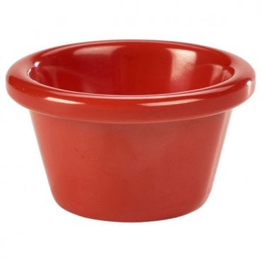 GenWare Melamine Red Smooth Ramekin 59ml/ 2oz | Box of 24