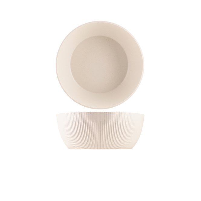Genware Melamine White Aria Buffet Bowl 30 x 11.5cm