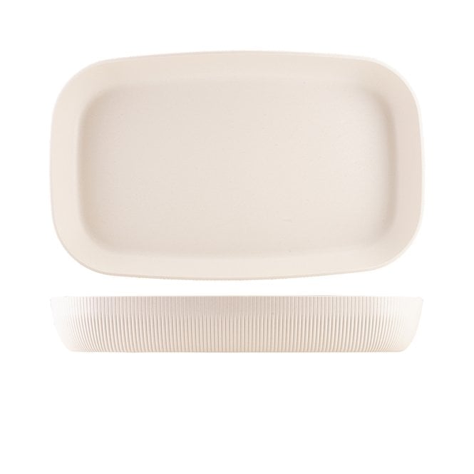 Genware Melamine White Aria Deep Dish GN 1/1
