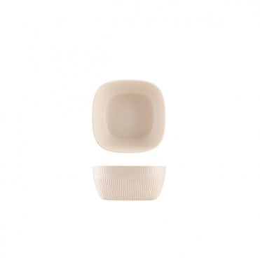 Melamine White Aria Square Buffet Bowl 18.5cm