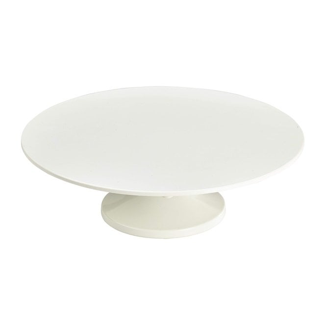 Genware  Melamine White Cake Stand 33cm/ 13