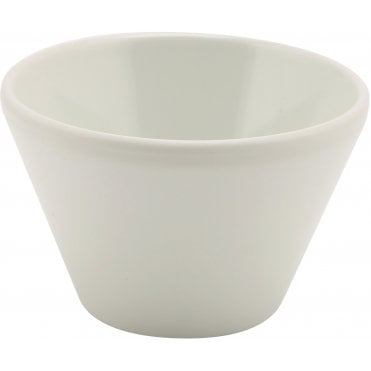 GenWare Melamine White Conical Buffet Bowl 8.5cm