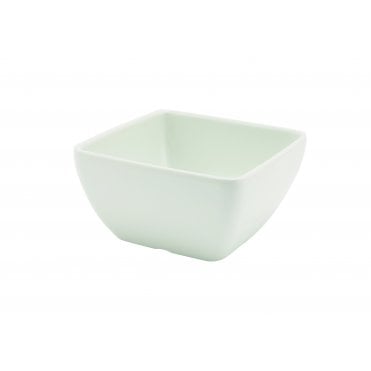 GenWare Melamine White Curved Square Bowl 10.5cm