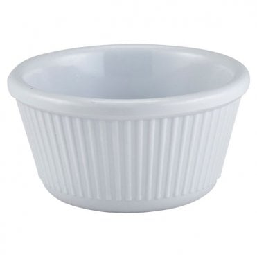 GenWare Melamine White Fluted Ramekin 114ml/ 4oz | Box of 24