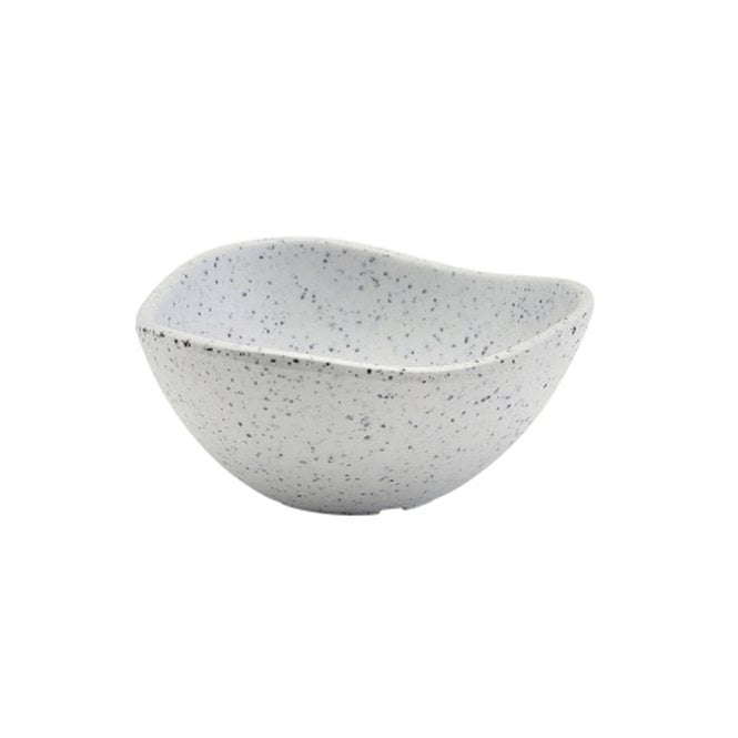 Genware  Melamine White Granite Triangular Ramekin 100ml/ 3.5oz | Box of 24