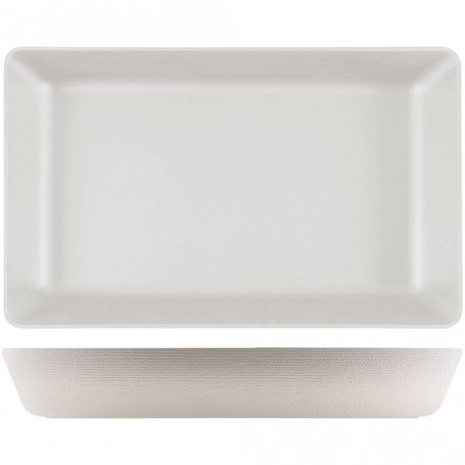 Genware  Melamine White Jute Deep Dish GN 1/1