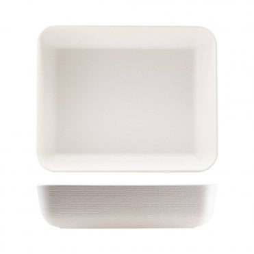 GenWare Melamine White Jute Deep Dish GN 1/2